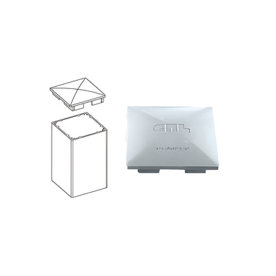 CRL Mill Standard 4" x 4" Post Cap