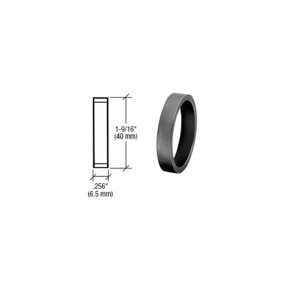 CRL Matte Black .256" Straight Cylinder Ring