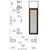 CRL-U.S. Aluminum Class I Bronze Black Anodized Series 900 Terrace Door Single Hinge Left Swing Out