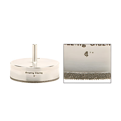 CRL 4" Amazing Glazing Plated Diamond Drill