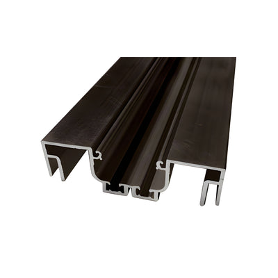 CRL-U.S. Aluminum Bronze Black Anodized Female Expansion Mullion, Dual Thermally Improved - 24'-3"