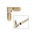 CRL Beige 7/16" Square Cut Screen Frame Corners