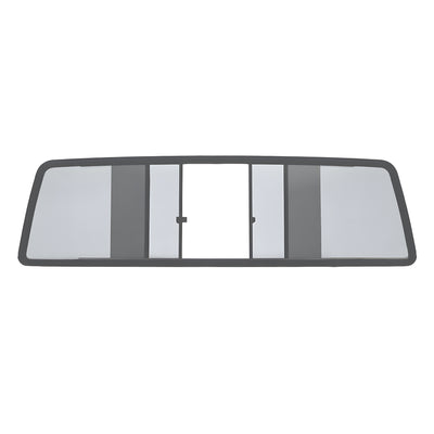CRL Duo-Vent Four Panel Slider with Light Gray Glass for 1980 to 1996 Volkswagen Caddy Truck