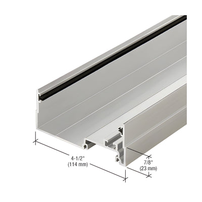 CRL-U.S. Aluminum Male Expansion Mullion - 24'-2", Clear Anodized Class 1
