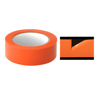 CRL Marcy® Orange 1-1/2" Vinyl Molding Retention Tape - Without Warning