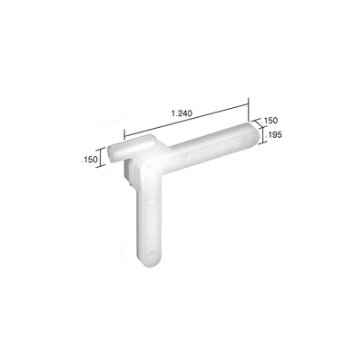 CRL Swivel Key - 1.24" Leg; .15" Width - 20/Pk