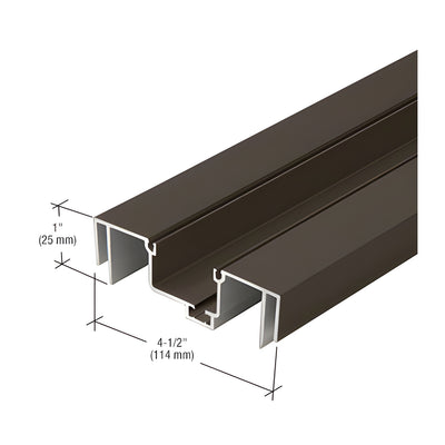 CRL-U.S. Aluminum Bronze Black Anodized Female Expansion Mullion - 24'-2"