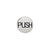 CRL Polished Stainless 2" Round Push Indicator