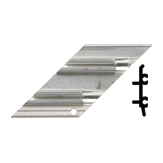 CRL-U.S. Aluminum Left-Hand 90° Outside Corner Anchor Clip, 4-Pack