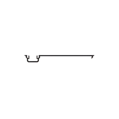 CRL-U.S. Aluminum Shallow Pocket Insert, White KYNAR® Paint- 24'-2"