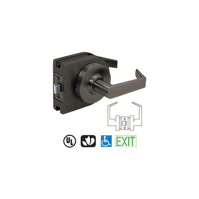 CRL Dark Bronze Grade 1 Lever Lock Housing - Passage