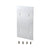 CRL Polished Stainless End Cap for 9BL68 Series Standard Square Base Shoe