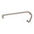 CRL Brushed Nickel 8" Pull Handle and 22" Towel Bar BM Series Combination With Metal Washers