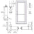 CRL-U.S. Aluminum White KYNAR® Paint Custom Single Series 800 Durafront Medium Stile Geared Hinge Entrance Door for Surface Mount Door Closer