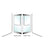 CRL-Blumcraft® Polished Stainless Left Hand Reverse Rail Mount "D" Exterior Dummy Handle for 3/4" Glass
