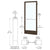 CRL-U.S. Aluminum Bronze Black Anodized Custom Single 36" x 84" Series 250 Narrow Stile Butt Hinge Entrance Door
