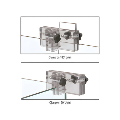 CRL Clear Frameless Assist Shower Door Panel Clamp