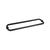 CRL Matte Black 18" BM Series Back-to-Back Tubular Towel Bars with Metal Washers