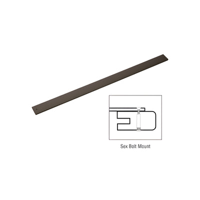 CRL 42" Bronze Anodized Extruded Aluminum Door Bumper Bars