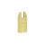 CRL Polished Brass End Cap for 4" Tapered 1/2" Glass Wedge-Lock® Door Rail