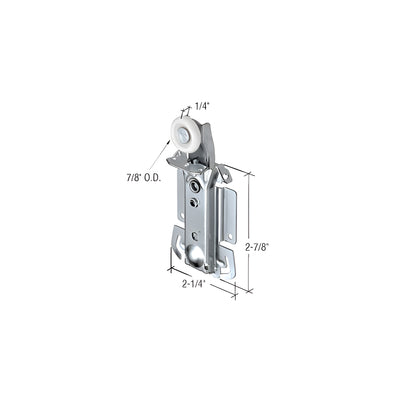 CRL 7/8" Nylon Wardrobe Door Roller