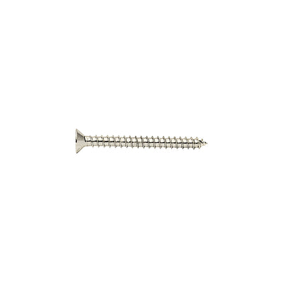 CRL Brushed Nickel 10 x 2" Wall Mounting Flat Head Phillips Sheet Metal Screws