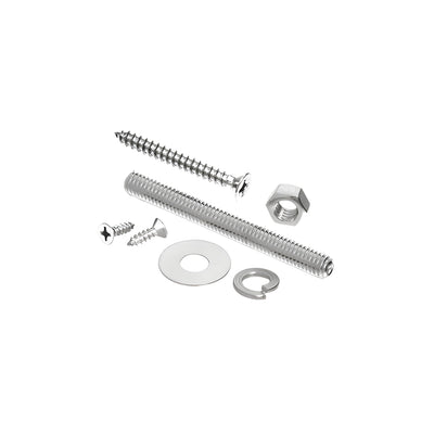 CRL Polished Stainless Replacement Screw Packs for Bar Mount Foot Railing Brackets
