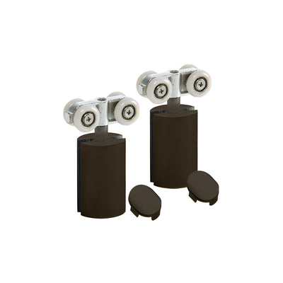 CRL Oil Rubbed Bronze Hydroslide Sliding Door Hanger Kit