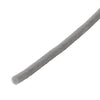 A close-up view of the grey 1/4 inch diameter closed cell backer rod material.