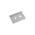 CRL Brushed Stainless 6" x 10" Right Hand Center Lock Latch Guard