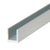 CRL Satin Anodized 1/4" Single Aluminum U-Channel