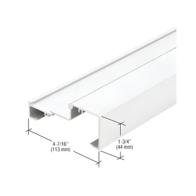 CRL-U.S. Aluminum White KYNAR® Paint Horizontal/Sill, White KYNAR® - 24'-2"