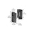CRL Black Sliding Screen Door Latch and Pull for Academy Doors