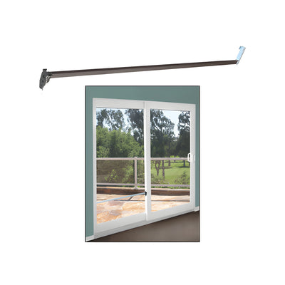 CRL Dark Bronze Security Bar for Sliding Glass Doors