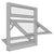 CRL-U.S. Aluminum 7300 Triple-Stack Window Bronze Anodized 1" Glazing