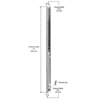 CRL 33" Window Channel Balance - 3220 or 32-2