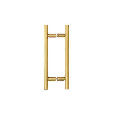 CRL Satin Brass 8" Ladder Style Back-to-Back Pull Handles