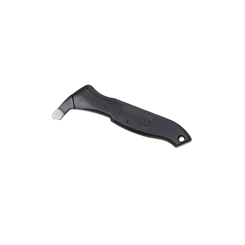 The CRL Fletcher heavy-duty glass cutter features a black ergonomic handle and a metal cutting head.