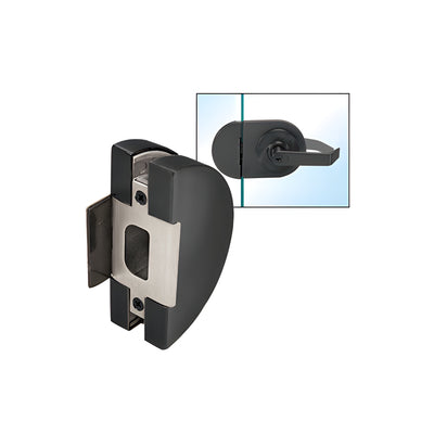 CRL Matte Black Lever Lock Glass Keeper