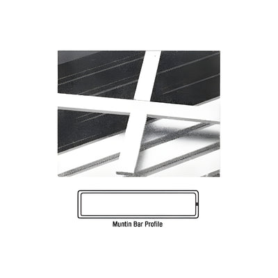 CRL White 3/16" x 5/8" Muntin Bar
