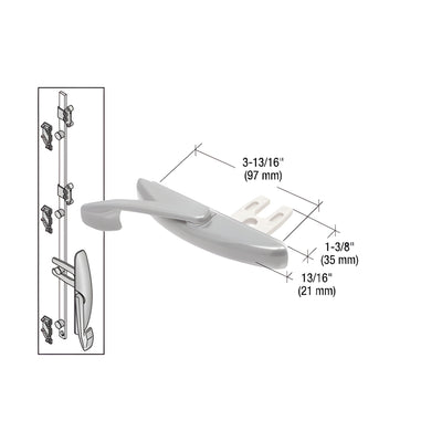 CRL Aluminum Truth® 1-3/8" Multi-Point Latch Actuator