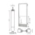 CRL-U.S. Aluminum Clear Anodized 250 Series Narrow Stile (RHR) HRSO Single 3'0 x 7'0 Offset Hung with Butt Hinges for Surf Mount Closer Complete Door for 1" Glass with Standard MS Lock and Bottom Rail