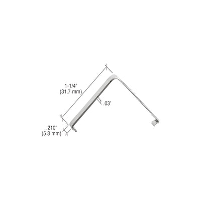 CRL Insert Corner Spring 1-1/4" Height - .210" Width - .03" Thick