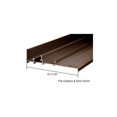 CRL Bronze OEM Replacement Patio Door Threshold for Century & Elco Doors; 4-11/16" Wide x 8' Long
