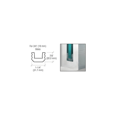 CRL 25' Setting and Centering Block for 3/4" Glass