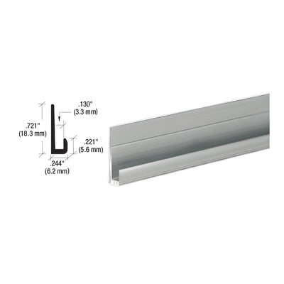 CRL Satin Anodized Aluminum 1/8" "J" Channel