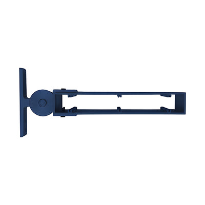 2" x 12" Rectangular Single Adjustable Mounting Bracket Standard Powder Coat Finish