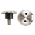 CRL 316 Brushed Stainless Surface Mount Replacement Screw and Gaskets for Laguna Roller Assemblies