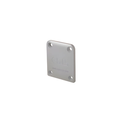 CRL Silver Metallic FB1 Series End Cap