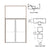 CRL-U.S. Aluminum Bronze Black Anodized 75-1/2" x 126" Series 450 Tubular Butt Hinge Transom Frame Complete (2FT)